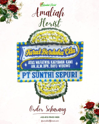 Papan Bunga Duka di Tekarang