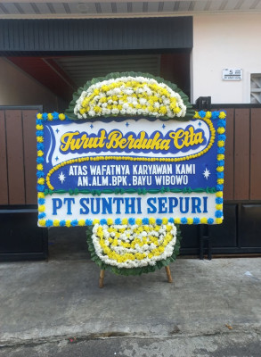 Papan Bunga Duka di Tekarang